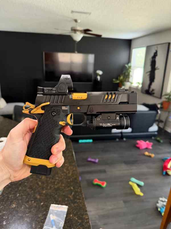 Staccato P, X Serrations, SRO, Comp