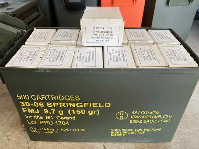 #500 PPU 30.06 Garand ammo