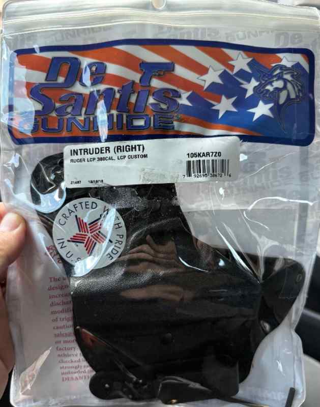 DeSantis Intruder IWB Holster - Ruger LCP 