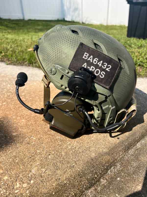 Ops Core Bump Helmet Setup w/ 3M Peltor Comtac V's
