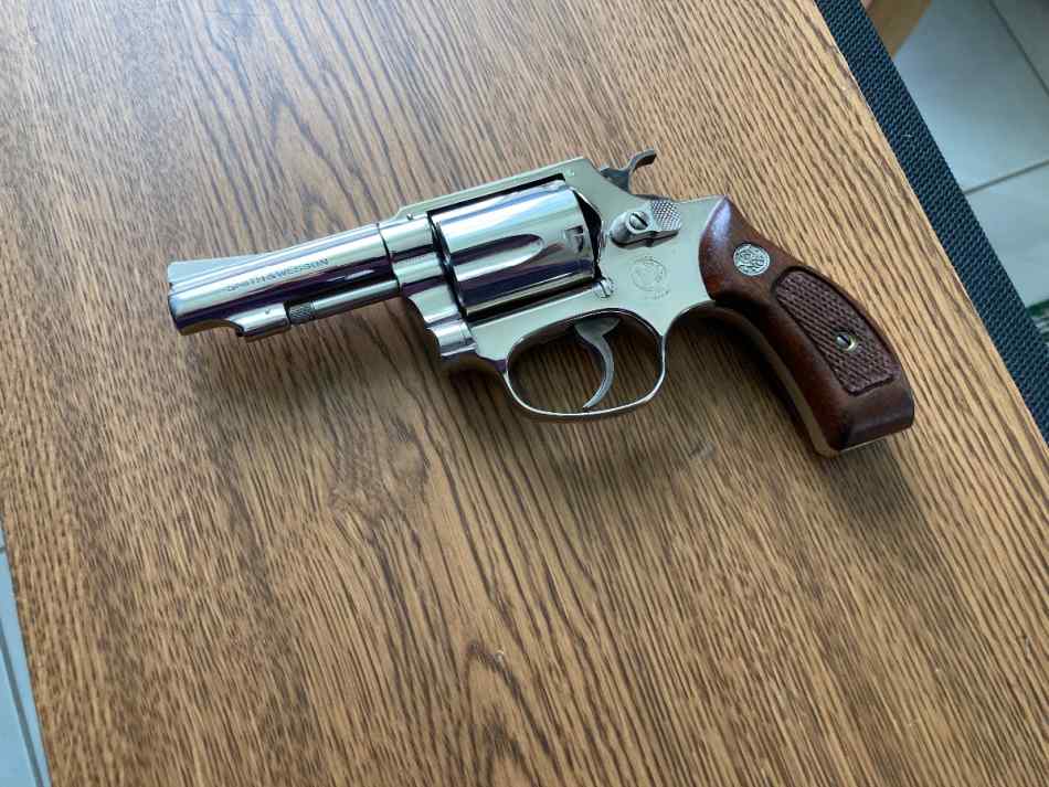 S&amp;W Model 37 (no dash) nickel plated, 3” barrel