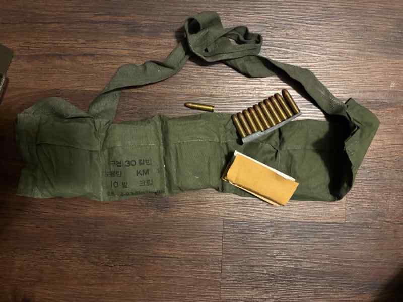 .30 Carbine Ammo in Bandoliers